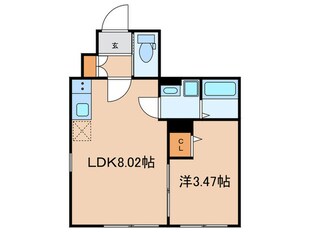 エルファーロ都立大学の物件間取画像